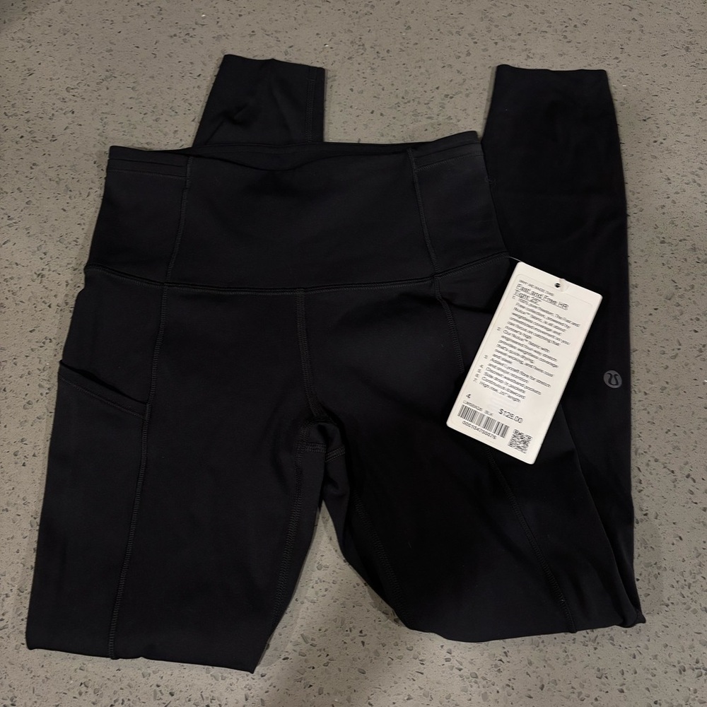 Sleek Black High-Rise Leggings